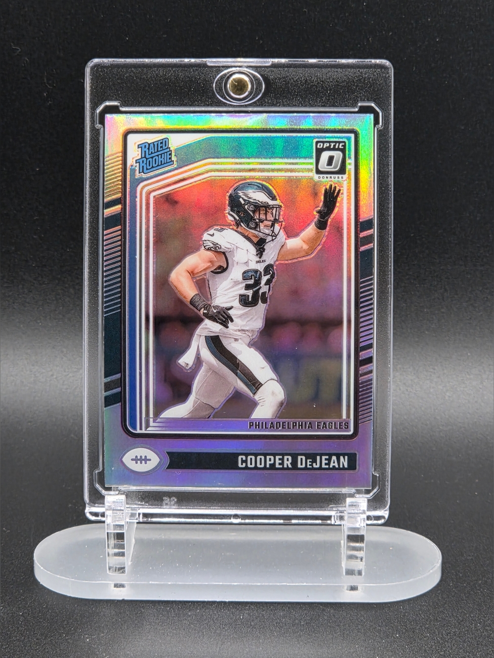 Cooper DeJean 2024 Donruss Optic Rated(Silver) Rookie – Philadelphia Eagles